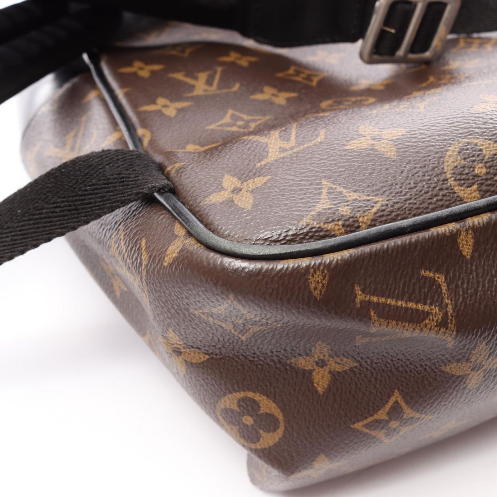 ルイ・ヴィトン LOUIS VUITTON リュックサック バックパック ジョッシュ M41530 PVCコーティングキャンバス レザー ジョッシュ メンズ Used B