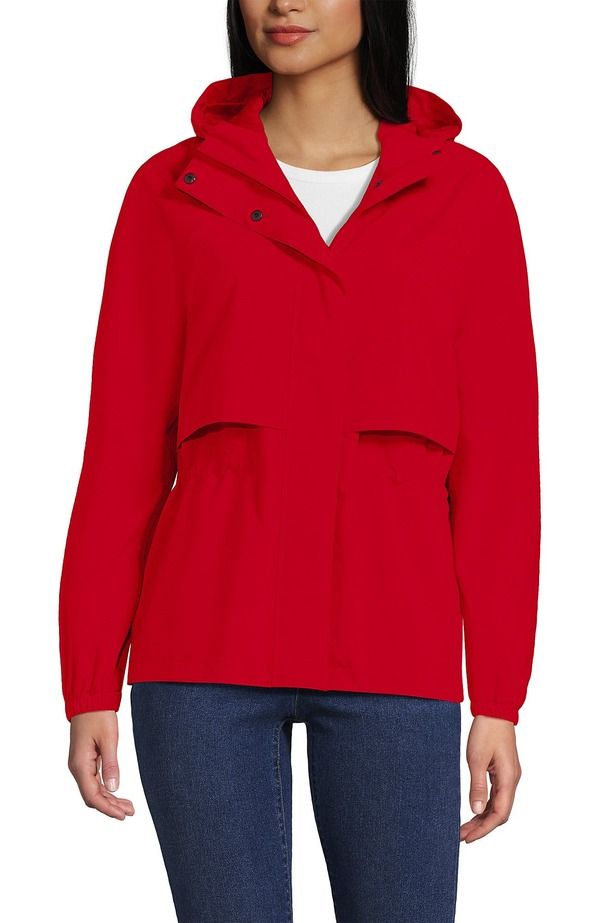 ランズエンド レディース アウター ジャケット・ブルゾン Lands End Squall Packable Rain Jacket Compass Red レッド ランズエンド レディース アウター ジャケット・ブルゾン Lands End Squall Packable Rain Jacket Compass Red レッド