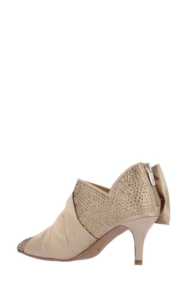 ジェイレニー レディース シューズ ブーツ・レインブーツ J Renelettra Pointed Toe Bootie Beige ベージュ