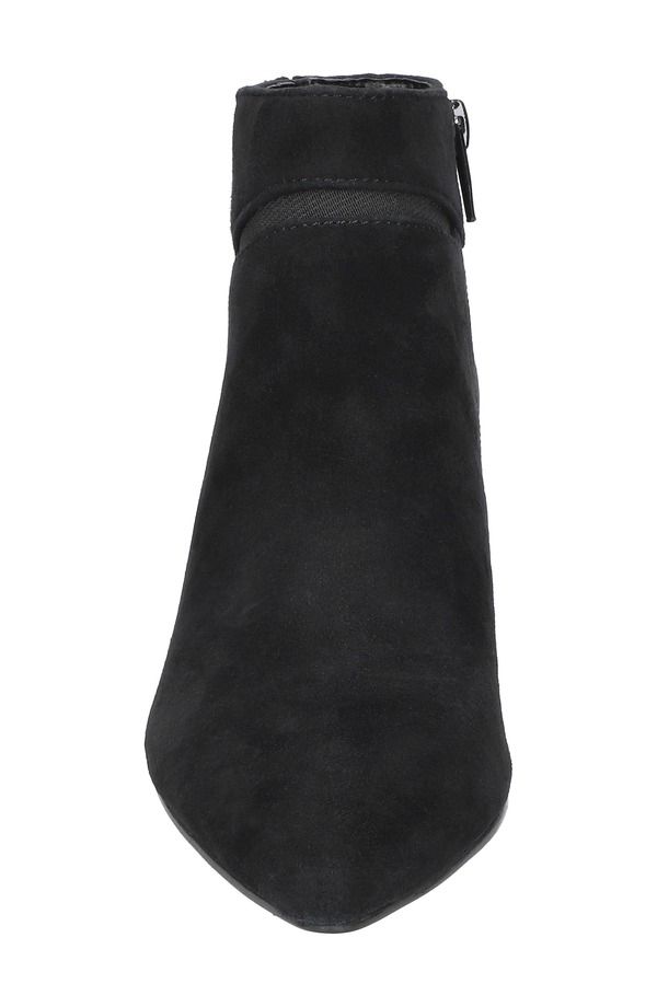 ベラヴィータ レディース シューズ ブーツ・レインブーツ ヒール Bella Vita Faraday Kitten Heel Bootie Blackidsuede Leather ブラック