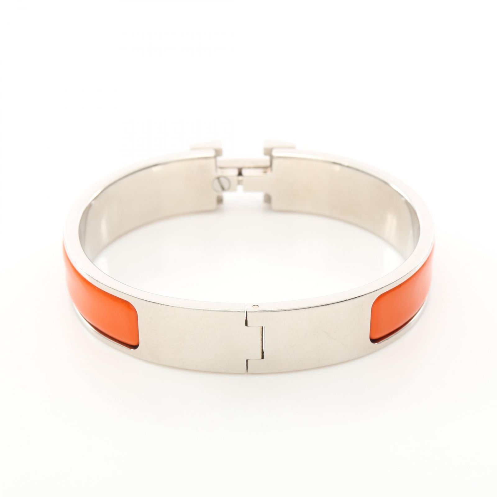 エルメス HERMES バングル クリッククラックPM ステンレススチール ブレスレット レディース Used A エルメス HERMES バングル クリッククラックPM ステンレススチール ブレスレット レディース Used A