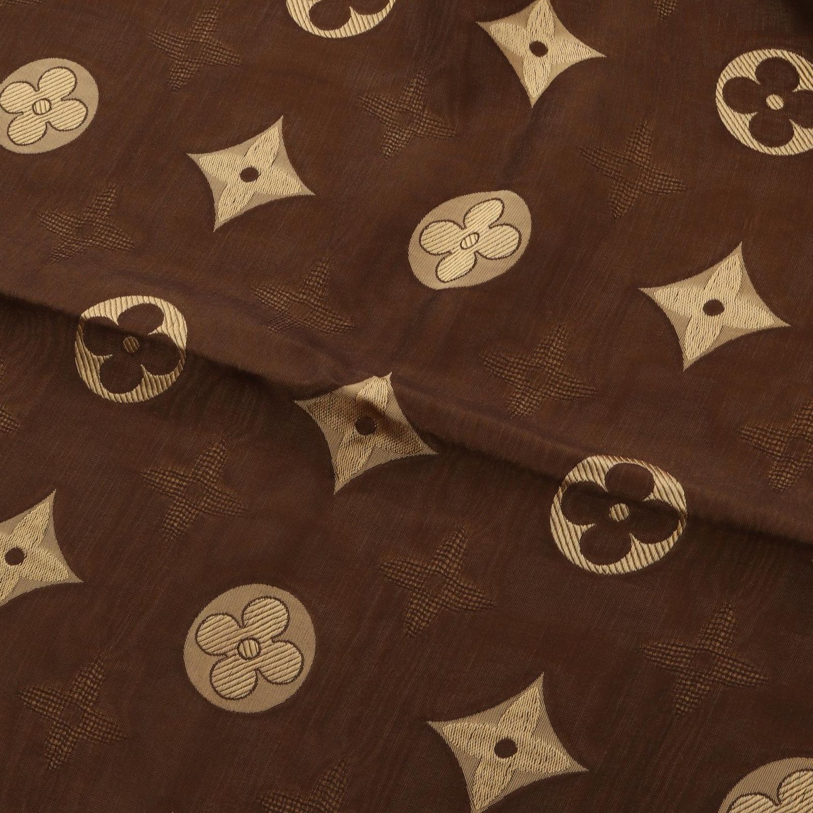 ルイ・ヴィトン LOUIS VUITTON ストール モノグラム シルク ストール レディース Used A