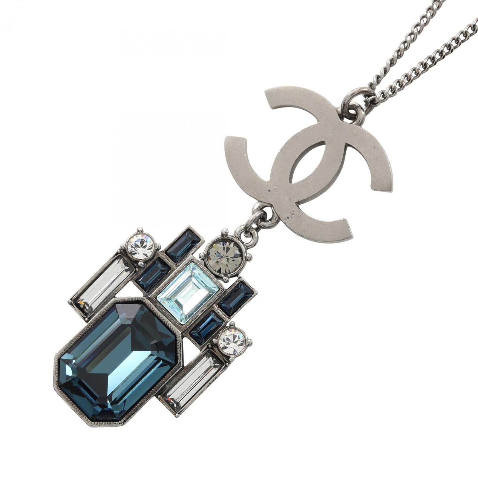 シャネル CHANEL ネックレス ココマーク ステンレススチール ネックレス レディース Used A