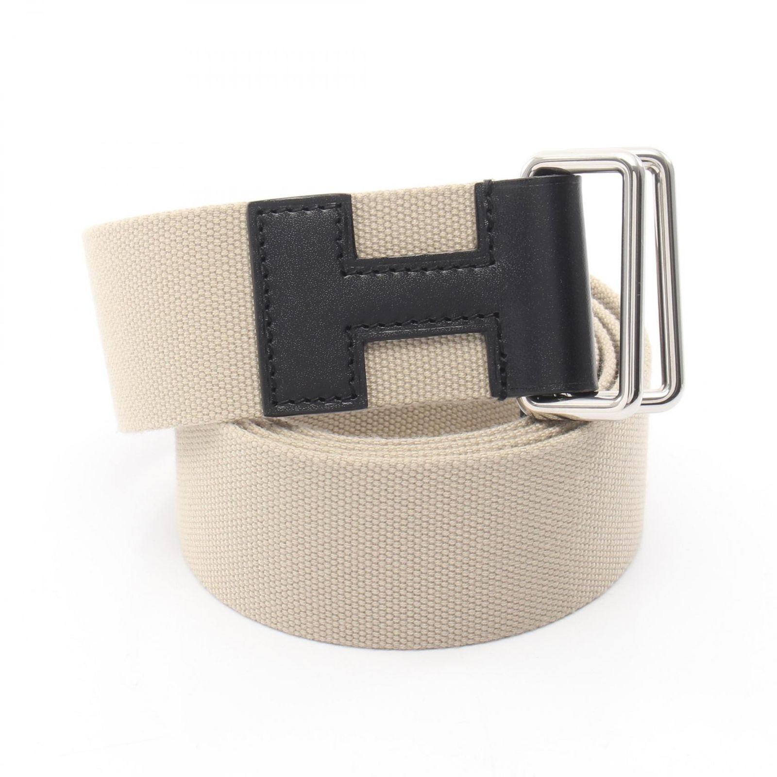 エルメス HERMES ベルト ノマド40 キャンバス レザー ノマド40 ベルト レディース Used A