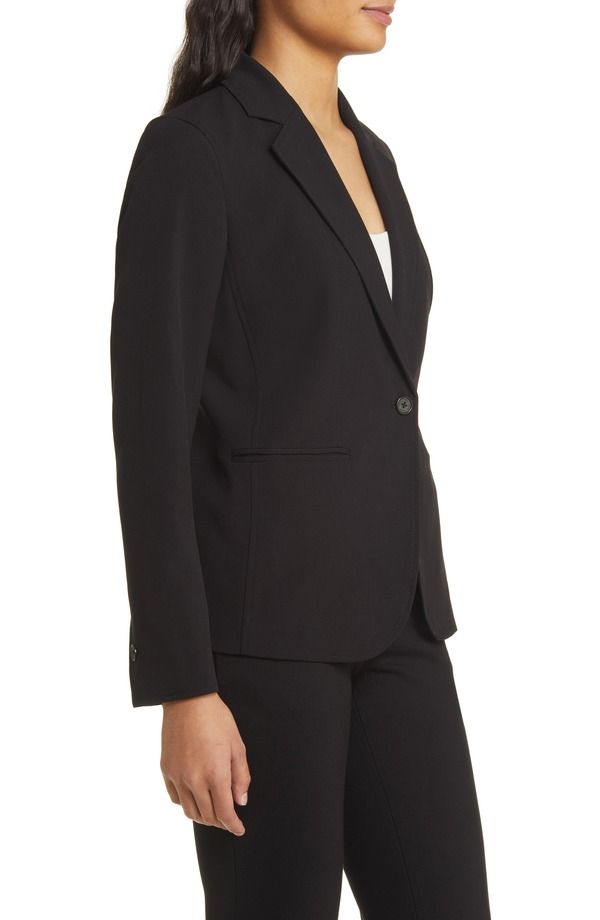 アンクライン レディース アウター ジャケット・ブルゾン Anne Klein Mlange Jacket Anne Black ブラック
