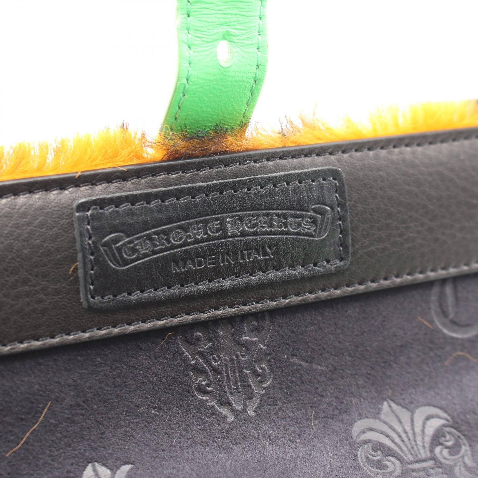 クロムハーツ CHROME HEARTS JEWELRY ROLL 3セメタリークロスパッチ レオパード ウォッチケース レザー レザー JEWELRY ROLL ウォッチケース メンズ 未使用