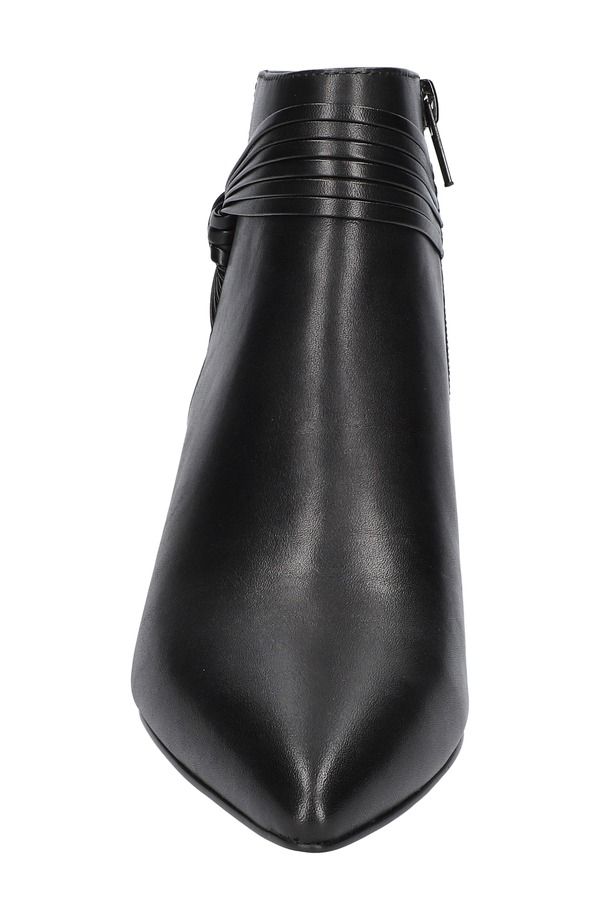 ベラヴィータ レディース シューズ ブーツ・レインブーツ Bella Vita Jani Pointed Toe Bootie Black Leather ブラック
