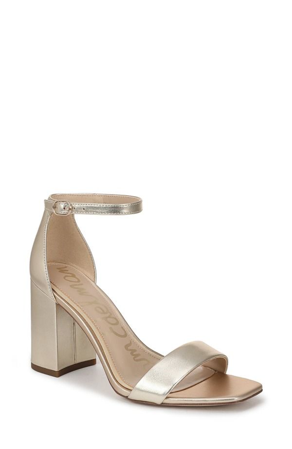 サムエデルマン レディース シューズ ヒール サンダル アンクル Sam Edelman Daniellankle Strap Sandal Molten Gold ゴールド
