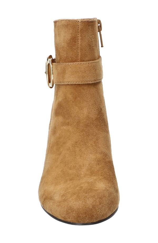ベラヴィータ レディース シューズ ブーツ・レインブーツ Bella Vita Gamela Moto Bootie Cognac Kidsuede Leather