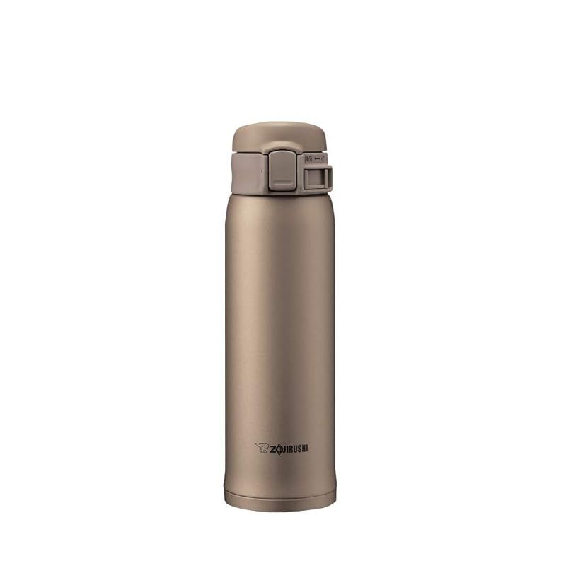 【新品】 象印マホービン(ZOJIRUSHI) 水筒 ステンレス マグ ボトル 直飲み 軽量 保冷 保温 ワンタッチ オープン タイプ 480ml ベージュ ゴールド SM-SE48-NZ