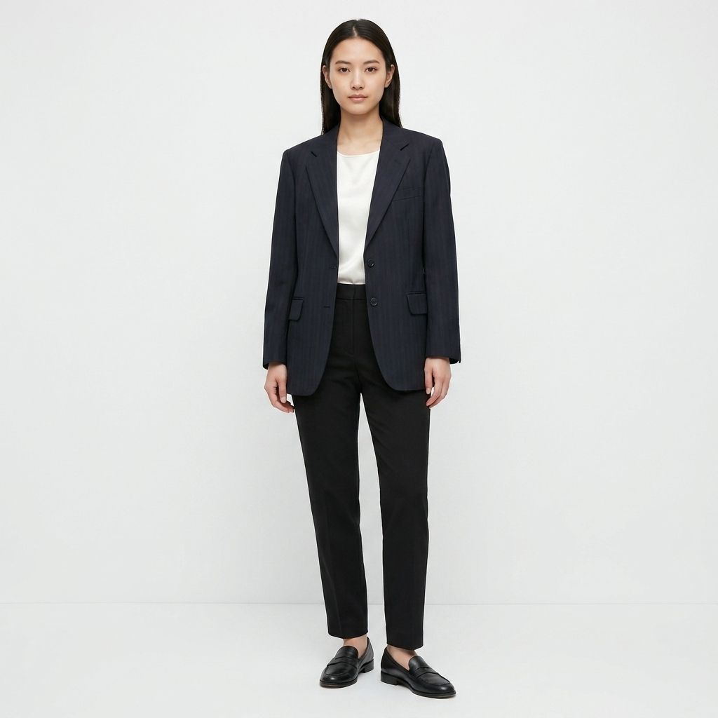 Burberrys バーバリーズ テーラードジャケット ネイビー ストライプ AB5 Ralph Lauren風 Burberrys バーバリーズ テーラードジャケット ネイビー ストライプ AB5 Ralph Lauren風