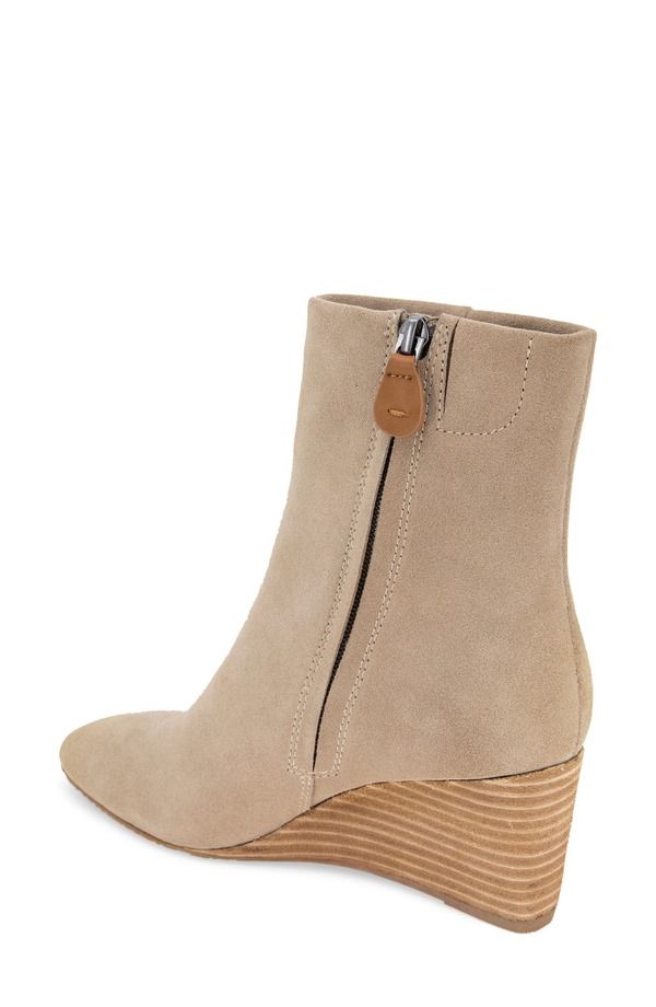 ジェントルソウルズ レディース シューズ ブーツ・レインブーツ Gentle Souls Nash Wedge Bootie Mushroom Suede