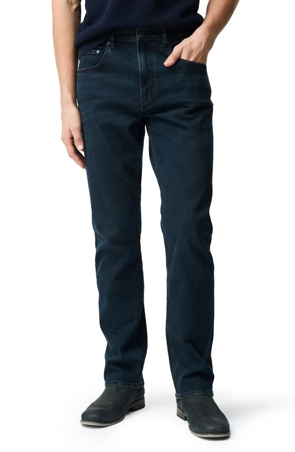 ロッドアンドグン メンズ ボトムス デニムパンツ ストレート ジーンズ Rodd Gunn Linden Straight Leg Jeans Blue Black ブラック