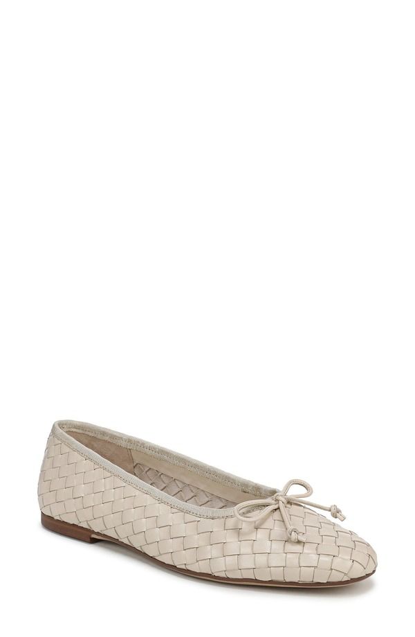 サムエデルマン レディース シューズ パンプス Sam Edelman Ruthie Woven Ballet Flat Modern Ivory アイボリー