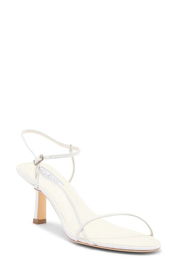 トニービアンコ レディース シューズ ヒール サンダル アンクル キャップ Tony Bianco Caprice Ankle Strap Sandal White Kid ホワイト