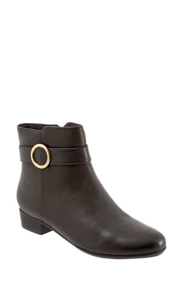 トロッターズ レディース シューズ ブーツ・レインブーツ Trotters Melody Bootie Dk Brown ブラウン