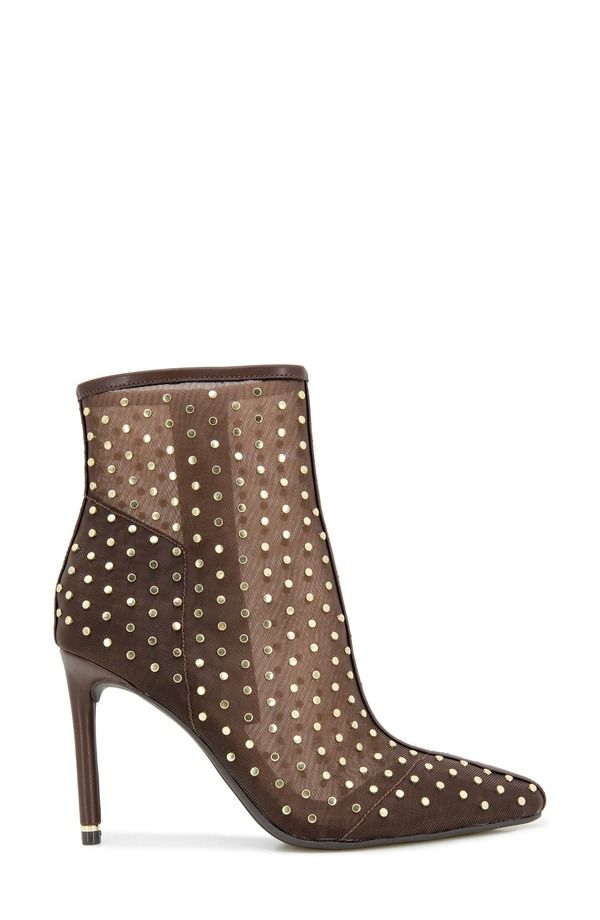 ケネスコール レディース シューズ ブーツ・レインブーツ メッシュ Kenneth Cole Quincy Stud Mesh Bootie Brown Mesh ブラウン ケネスコール レディース シューズ ブーツ・レインブーツ メッシュ Kenneth Cole Quincy Stud Mesh Bootie Brown Mesh ブラウン