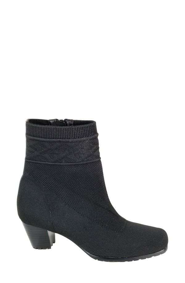 ダイビッドテイト レディース シューズ ブーツ・レインブーツ ニット David Tate Kalista Wateresistant Knit Bootie Black ブラック
