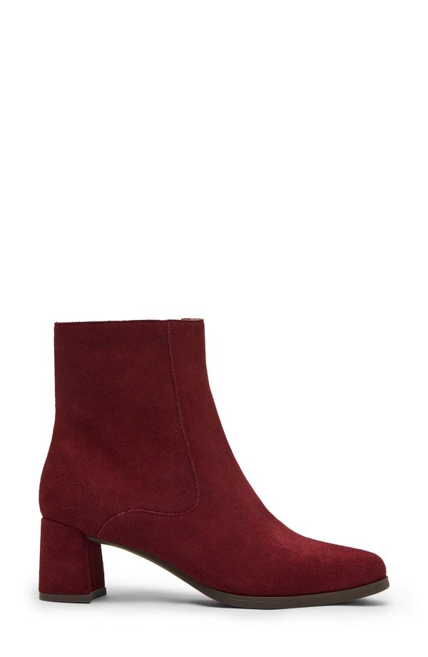ブロンド レディース シューズ ブーツ・レインブーツ Blondo Hylia Waterproof Bootie Wine Suede ワイン