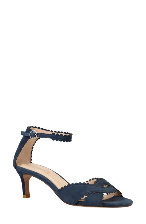 ペレモーダ レディース シューズ ヒール サンダル アンクル Pelle Moda Umelo Kitten Heel Ankle Strap Sandal Midnight