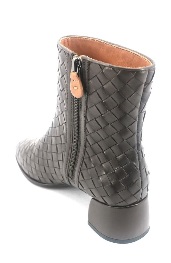 ジェントルソウルズ レディース シューズ ブーツ・レインブーツ Gentle Souls Elodie Woven Bootie Chocolate Leather チョコレート ジェントルソウルズ レディース シューズ ブーツ・レインブーツ Gentle Souls Elodie Woven Bootie Chocolate Leather チョコレート