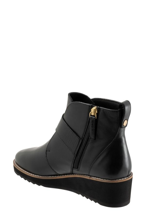 トロッターズ レディース シューズ ブーツ・レインブーツ プラットフォーム Trotters Wendi Platform Wedge Bootie Black ブラック
