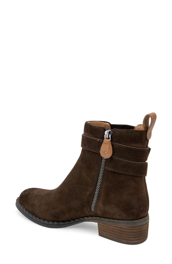 ジェントルソウルズ レディース シューズ ブーツ・レインブーツ Gentle Souls Bolton Bootie Chocolate Suede チョコレート