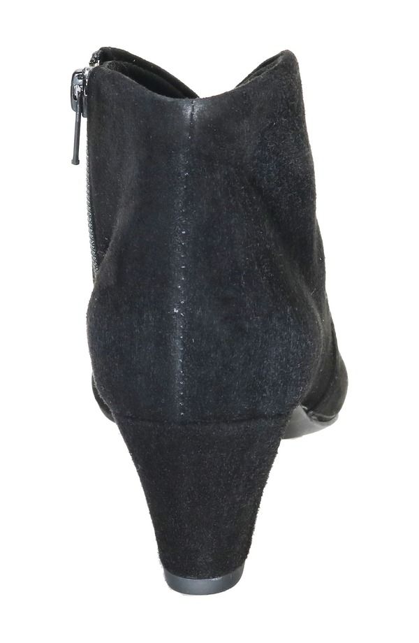 ダイビッドテイト レディース シューズ ブーツ・レインブーツ David Tate Prestige Bootie Black Suede ブラック