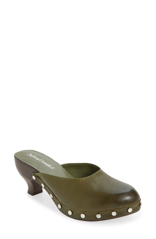 ジェフリー キャンベル レディース シューズ サンダル Jeffrey Campbell Cloguette Mule Olive Distressed オリーブ