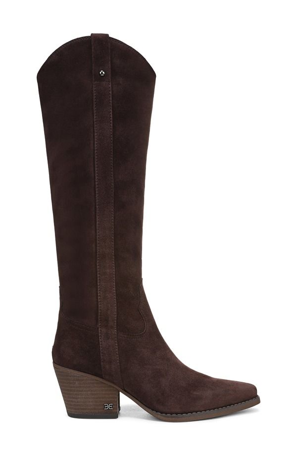 サムエデルマン レディース シューズ ブーツ・レインブーツ Sam Edelman Wyatt Knee High Western Boot Cafe Noir