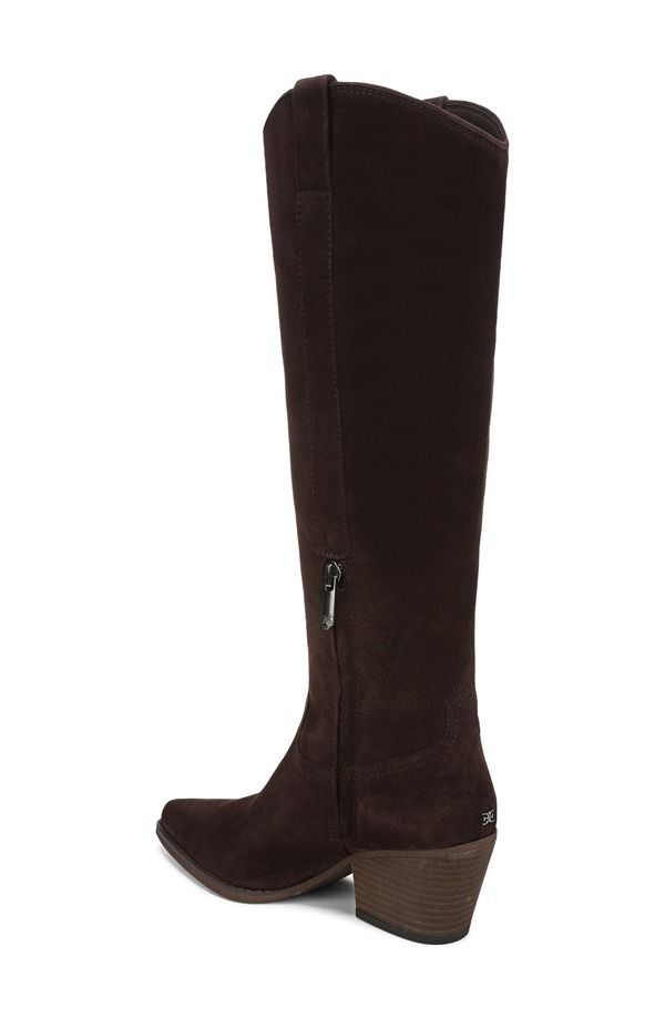 サムエデルマン レディース シューズ ブーツ・レインブーツ Sam Edelman Wyatt Knee High Western Boot Cafe Noir