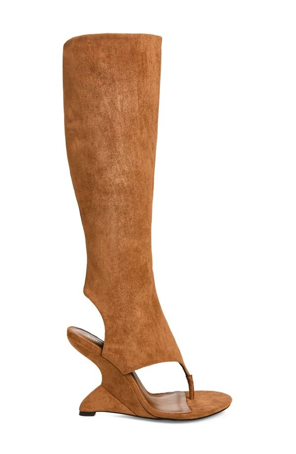 ジェフリー キャンベル レディース シューズ サンダル ブーツ Jeffrey Campbell WhatsUp Knee High Sculpted Wedge Sandal Bootan Suede タン ジェフリー キャンベル レディース シューズ サンダル ブーツ Jeffrey Campbell WhatsUp Knee High Sculpted Wedge Sandal Bootan Suede タン