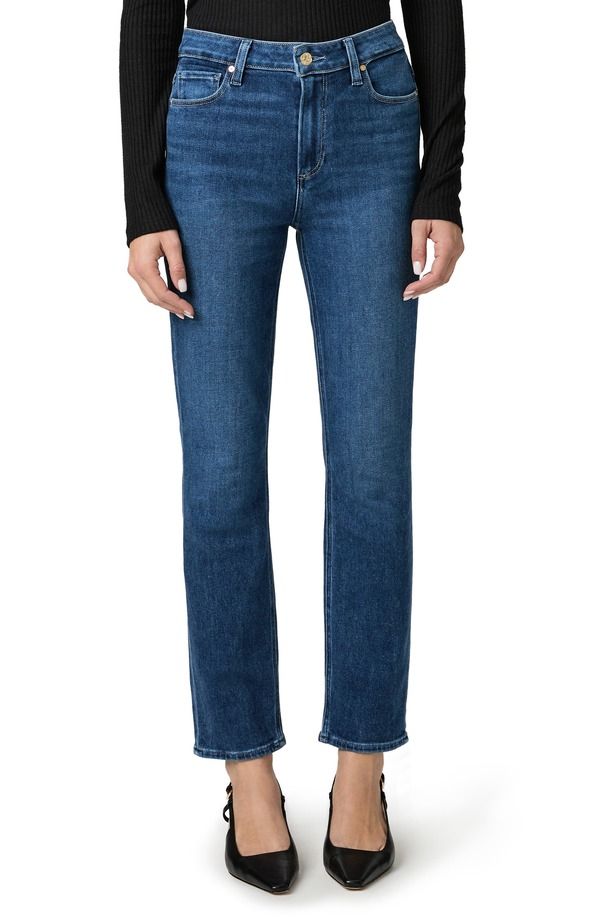 ペイジ レディース ボトムス デニムパンツ ストレート ハイウエスト アンクル ジーンズ PAIGE Cindy High Waist Ankle Straight Leg Jeans Aerial