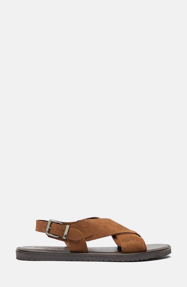 スカロッソ メンズ シューズ サンダル SCAROSSO Massimo Sandals Tan Suede タン