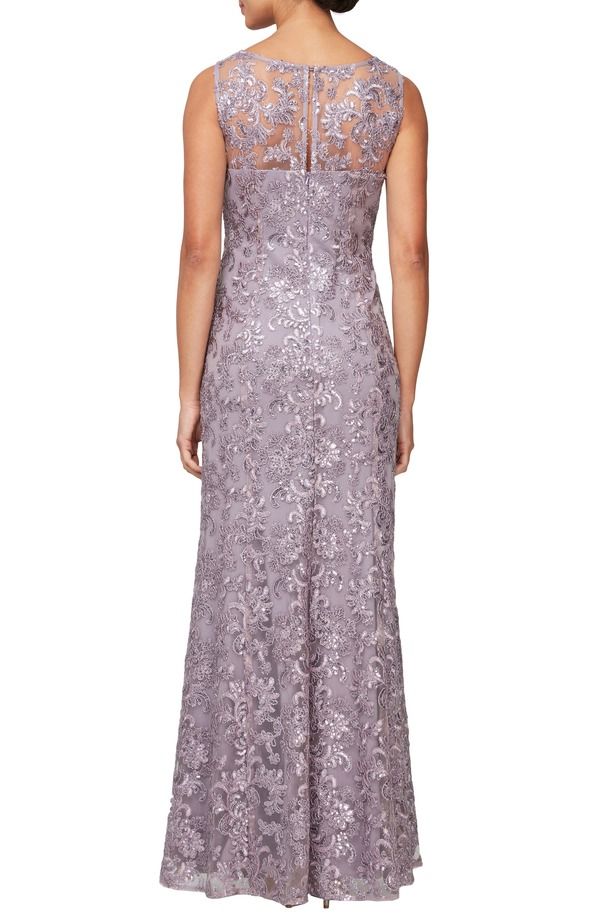 アレックスイブニングス レディース トップス ワンピースパンコール ノースリーブ Alex Eveningsequin Sleeveless Gown with Shawl Wisteria アレックスイブニングス レディース トップス ワンピースパンコール ノースリーブ Alex Eveningsequin Sleeveless Gown with Shawl Wisteria