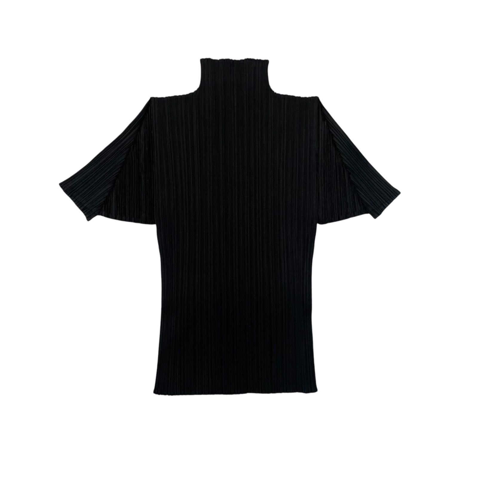 PLEATS PLEASE ISSEY MIYAKE ハイネック半袖プリーツカットソー