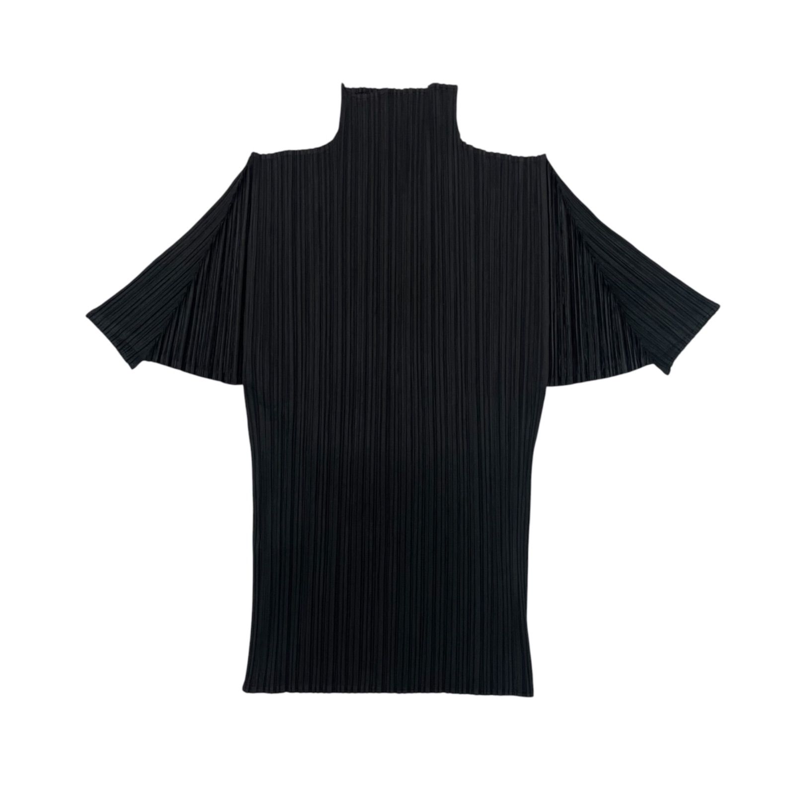 PLEATS PLEASE ISSEY MIYAKE ハイネック半袖プリーツカットソー