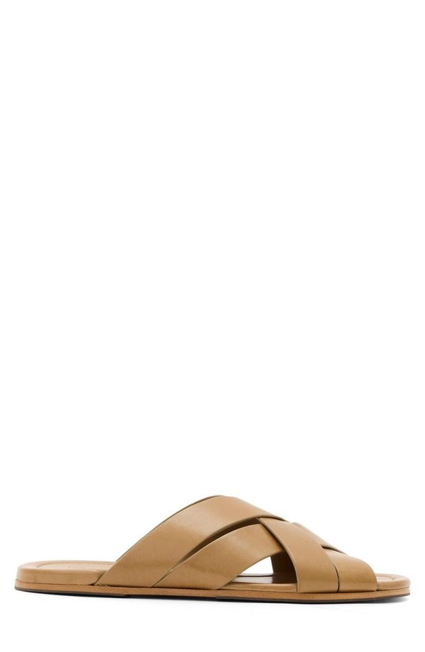ジョンバルベイトス メンズ シューズ サンダル John Varvatos Merida Slide Sandal Dark Tan タン