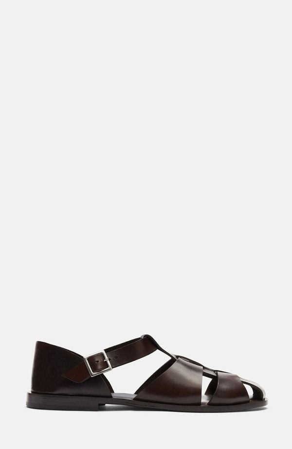 スカロッソ メンズ シューズ サンダル SCAROSSO Apollo Sandals Brown Calf ブラウン スカロッソ メンズ シューズ サンダル SCAROSSO Apollo Sandals Brown Calf ブラウン