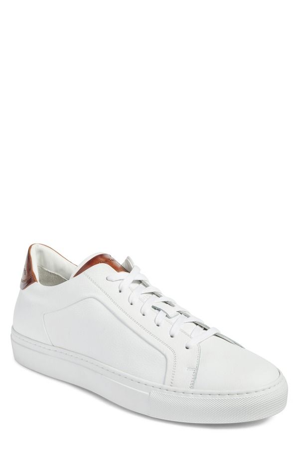 トゥーブート メンズ シューズ スニーカー TO BOOT NEW YORK Carlin Sneaker White Tan Leather ホワイト