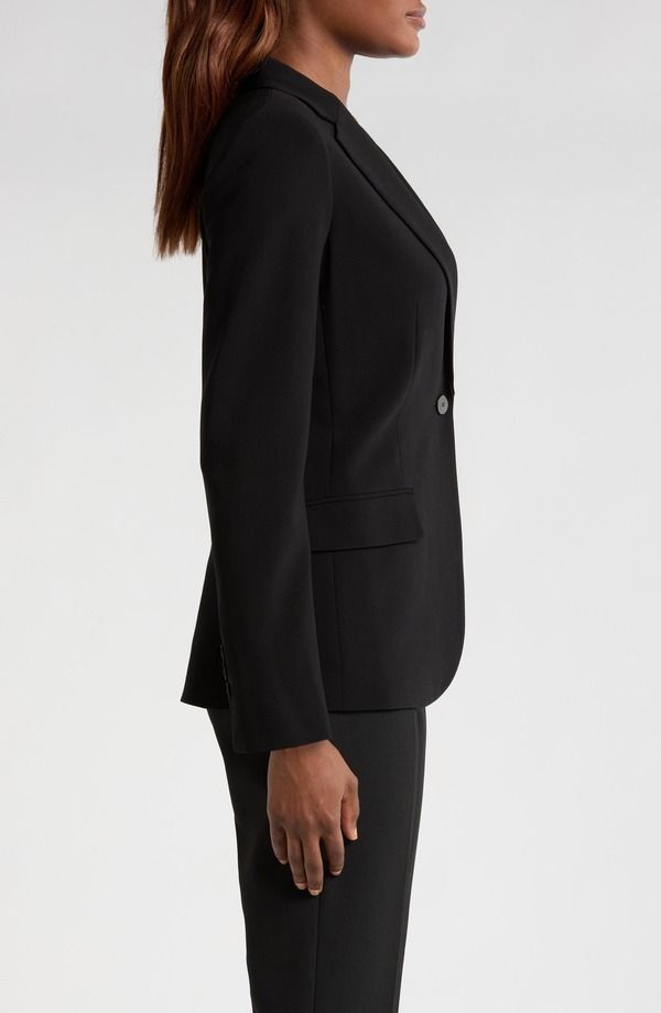 セオリー レディース アウター ジャケット・ブルゾン ブレザー Theory Classic Staple Blazer Black ブラック セオリー レディース アウター ジャケット・ブルゾン ブレザー Theory Classic Staple Blazer Black ブラック