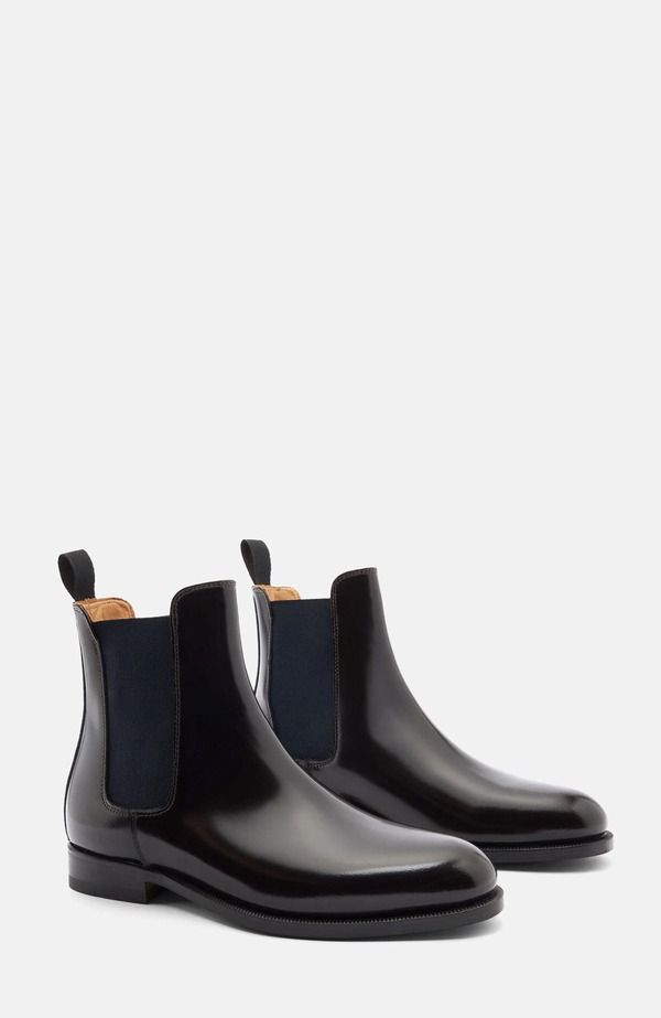 スカロッソ レディース シューズ ブーツ・レインブーツ チェルシーブーツ チェルシー SCAROSSO Elena Chelsea Boots Brown Calf ブラウン