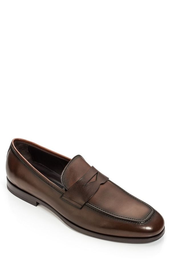トゥーブート メンズ シューズ ローファー TO BOOT NEW YORK Ronny Penny Loafer Burnished Brown ブラウン