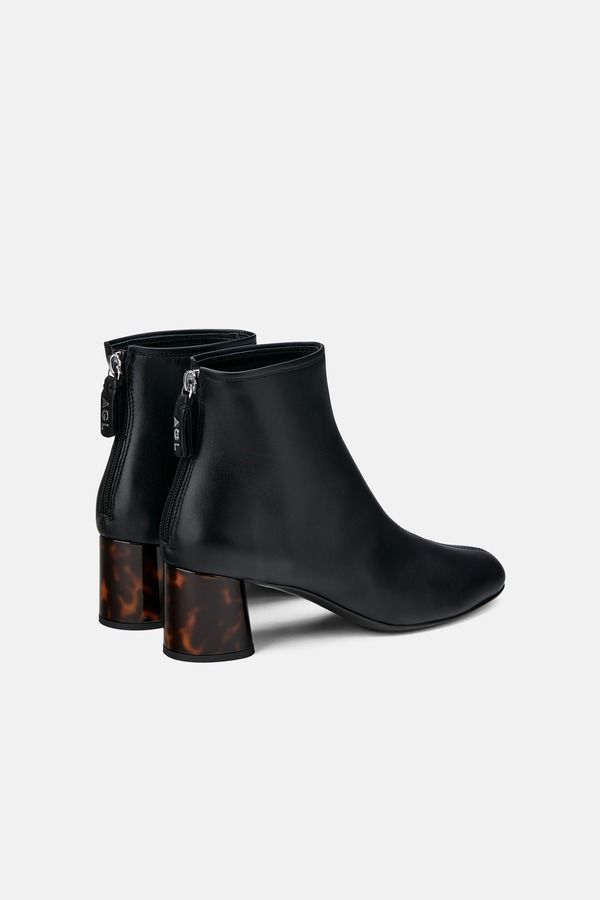 エージーエル レディース シューズ ブーツ・レインブーツ アンクル ヒール AGL Veta Precious Ankle Boot witheel Black Nappa ブラック エージーエル レディース シューズ ブーツ・レインブーツ アンクル ヒール AGL Veta Precious Ankle Boot witheel Black Nappa ブラック