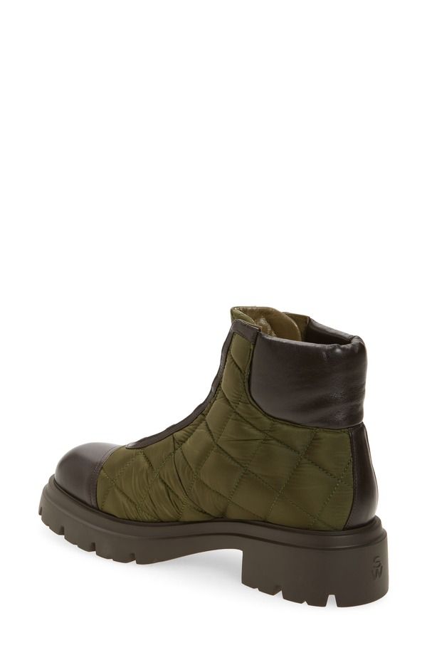 スチュアート ワイツマン レディース シューズ ブーツ・レインブーツ キルティング Stuart Weitzman Hudson Quilted Lug Sole Bootie Olive Ebony オリーブ スチュアート ワイツマン レディース シューズ ブーツ・レインブーツ キルティング Stuart Weitzman Hudson Quilted Lug Sole Bootie Olive Ebony オリーブ
