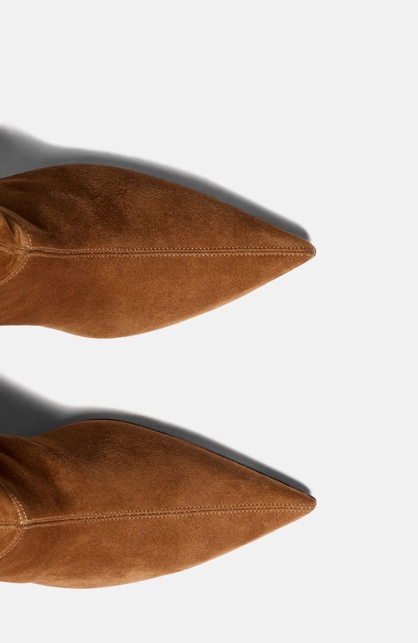 スカロッソ レディース シューズ ブーツ・レインブーツ SCAROSSO Barbara Boots Tobacco Suede