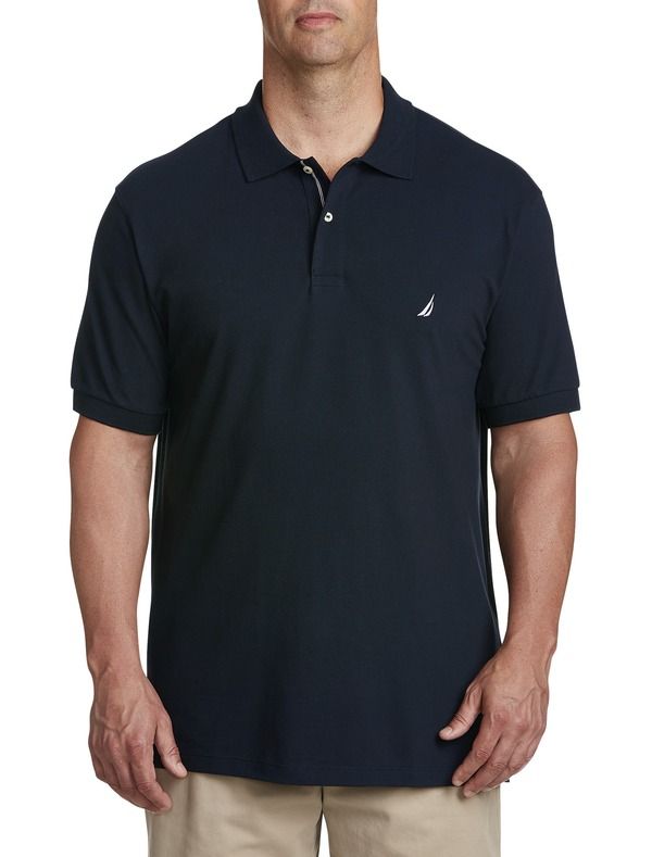 ナウティカ メンズ トップス ポロシャツ Nautica Stretch Piqu Polo Shirt Navy ネイビー