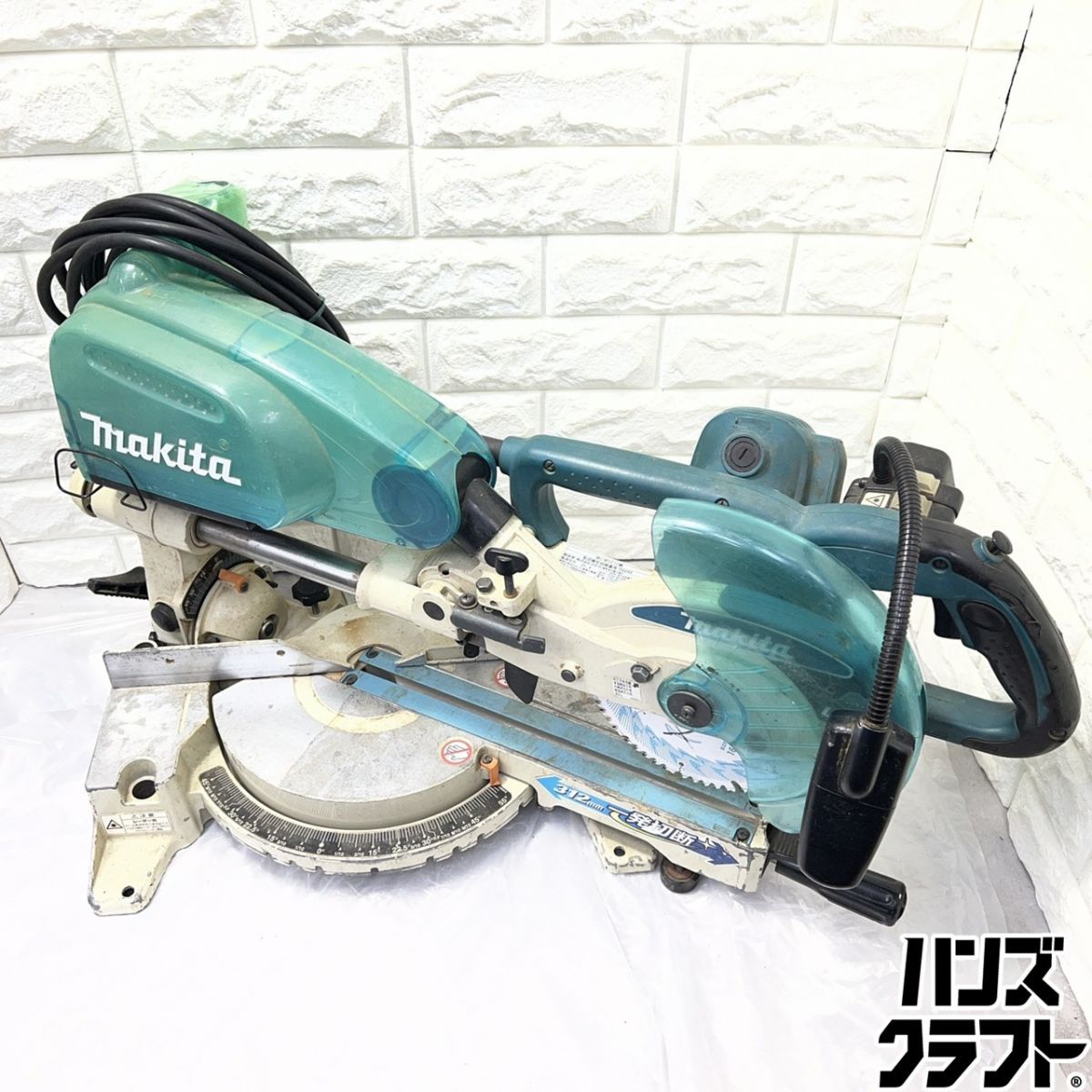 ▽【中古】マキタ LS0715FL 190mm スライドマルノコ 100V 50-60Hz 使用できる丸ノコ：180～190mm makita【山口下関店】※破損有