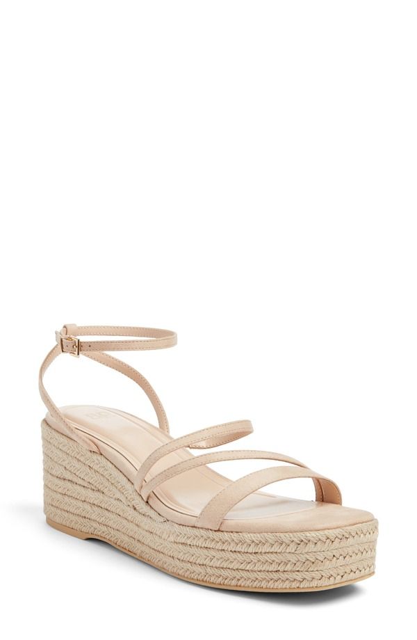 ビーピー レディース シューズ サンダル プラットフォーム アンクル BP Coco Espadrille Ankle Straplatform Wedge Sandal Tan Light タン