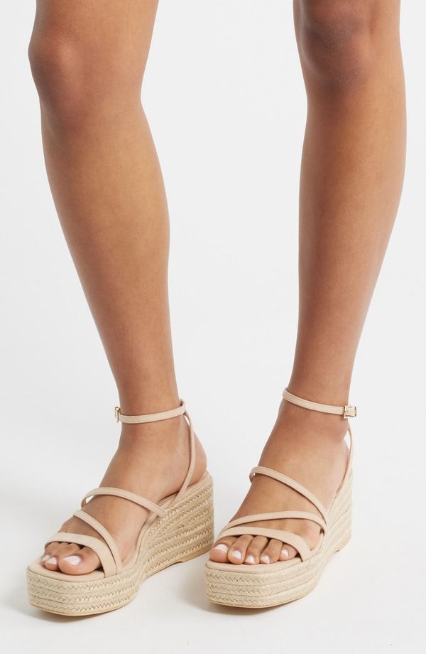 ビーピー レディース シューズ サンダル プラットフォーム アンクル BP Coco Espadrille Ankle Straplatform Wedge Sandal Tan Light タン
